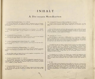 Neue Mondkarten und neue Grundlagen einer Mondkunde auf 16 Tafeln. Publikation VI seiner Sternwarte.