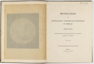 Mitteilungen der Universitäts-Sternwarte zu Breslau, erster Band / -zweiter Band.