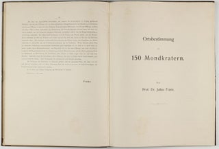 Mitteilungen der Universitäts-Sternwarte zu Breslau, erster Band / -zweiter Band.