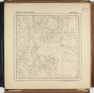 A Map of the Moon in XXV Sections with Index.
