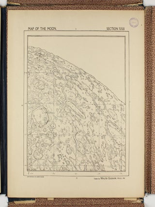 A Map of the Moon in XXV Sections with Index.