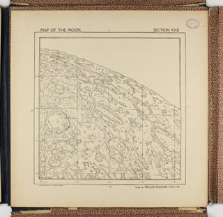 A Map of the Moon in XXV Sections with Index.