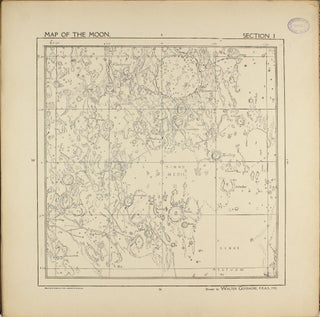 A Map of the Moon in XXV Sections with Index.