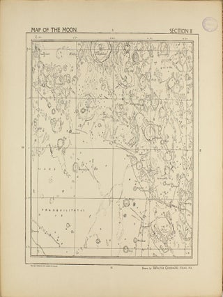 A Map of the Moon in XXV Sections with Index.