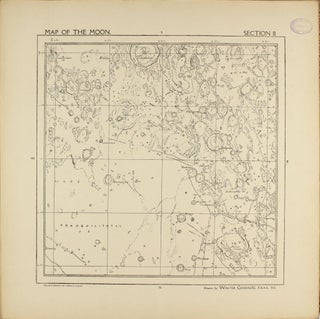 A Map of the Moon in XXV Sections with Index.