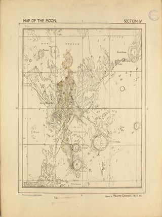 A Map of the Moon in XXV Sections with Index.