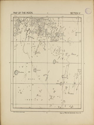 A Map of the Moon in XXV Sections with Index.