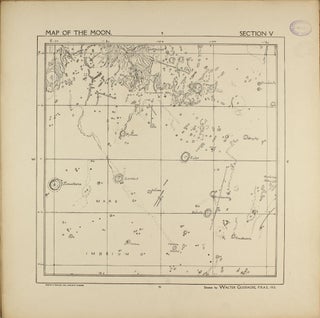 A Map of the Moon in XXV Sections with Index.