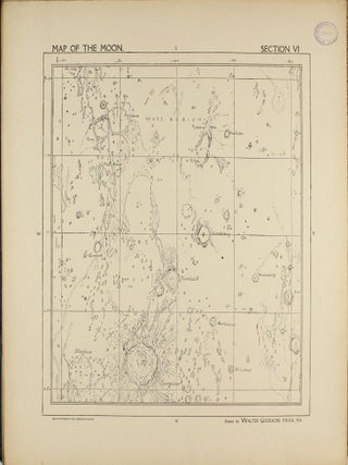 A Map of the Moon in XXV Sections with Index.