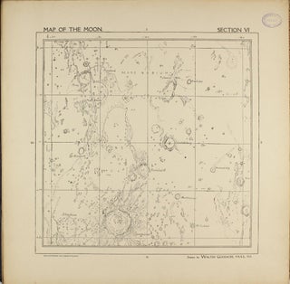 A Map of the Moon in XXV Sections with Index.