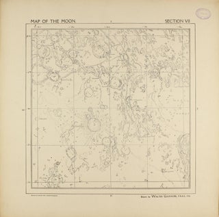 A Map of the Moon in XXV Sections with Index.