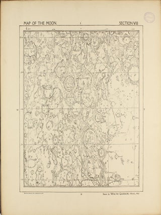 A Map of the Moon in XXV Sections with Index.
