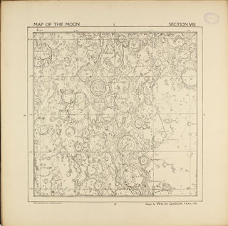 A Map of the Moon in XXV Sections with Index.