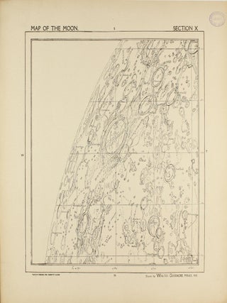 A Map of the Moon in XXV Sections with Index.