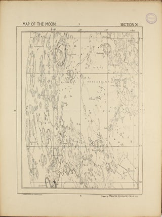 A Map of the Moon in XXV Sections with Index.