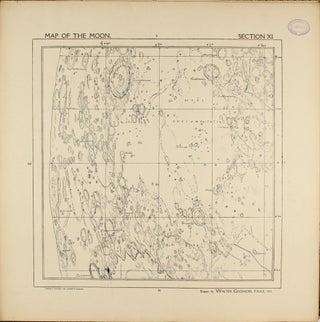 A Map of the Moon in XXV Sections with Index.