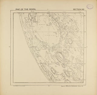 A Map of the Moon in XXV Sections with Index.