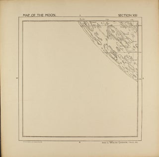 A Map of the Moon in XXV Sections with Index.