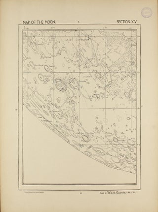 A Map of the Moon in XXV Sections with Index.