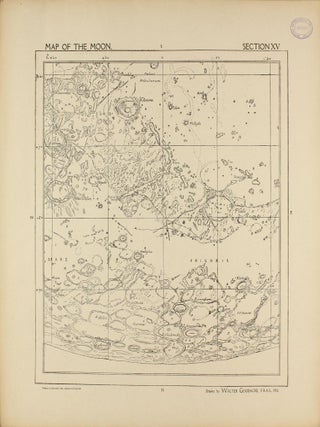 A Map of the Moon in XXV Sections with Index.