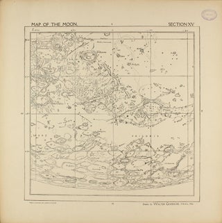 A Map of the Moon in XXV Sections with Index.