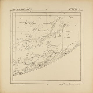 A Map of the Moon in XXV Sections with Index.