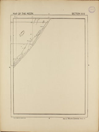A Map of the Moon in XXV Sections with Index.