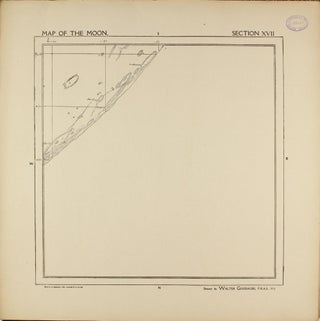 A Map of the Moon in XXV Sections with Index.