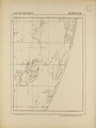 A Map of the Moon in XXV Sections with Index.