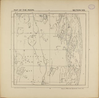 A Map of the Moon in XXV Sections with Index.