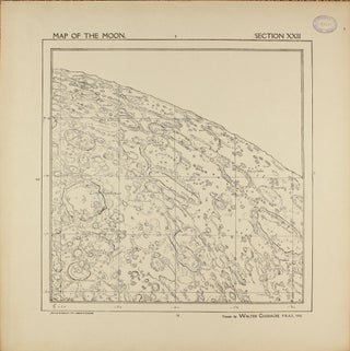A Map of the Moon in XXV Sections with Index.