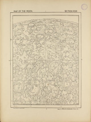 A Map of the Moon in XXV Sections with Index.