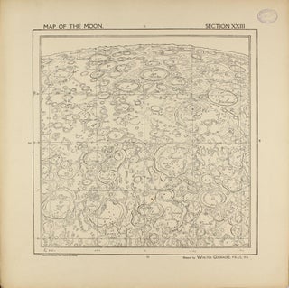 A Map of the Moon in XXV Sections with Index.