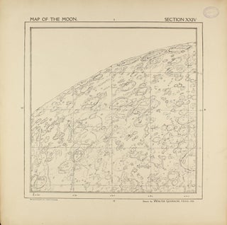 A Map of the Moon in XXV Sections with Index.