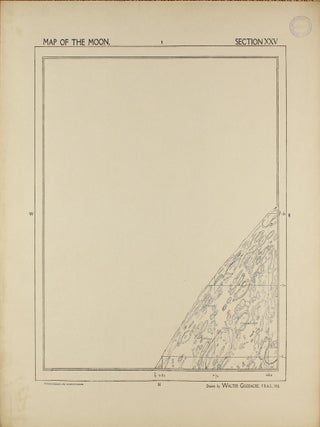 A Map of the Moon in XXV Sections with Index.
