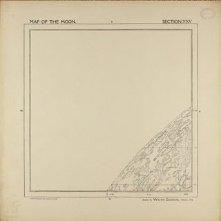 A Map of the Moon in XXV Sections with Index.