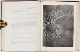 The Moon with a description of its Surface Formations. Fully Illustrated by the Author's revised Map of the Moon in 25 Sections together with numerous Drawings, Charts and Photographs.