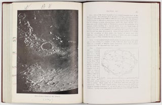 The Moon with a description of its Surface Formations. Fully Illustrated by the Author's revised Map of the Moon in 25 Sections together with numerous Drawings, Charts and Photographs.