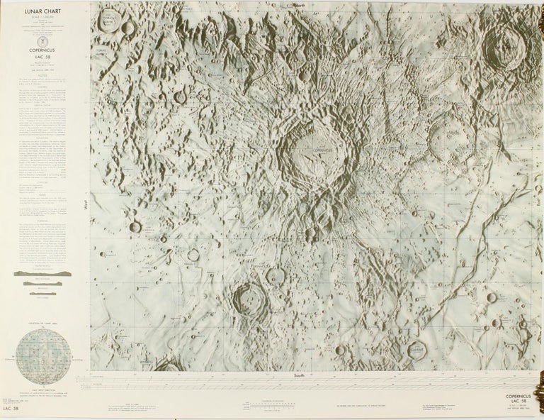 Item #002199 Lunar Astronautical Chart (LAC) series. NASA.