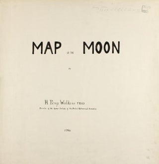 Item #002216 300-inch Map of the Moon. Hugh Percy WILKINS