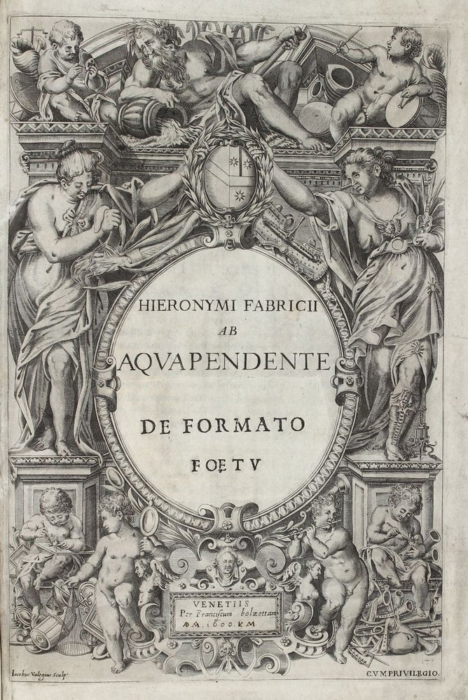 Item #002226 De formato foetu / De formatione ovi, et pulli tractatus accuratissimu. Girolamo FABRICI, Hieronymus FABRICIUS AB AQUAPENDENTE.