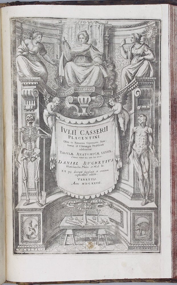 Item #002279 Tabulae Anatomicae LXXIIX . . . Daniel Bucretius . . . XX que deerant supplevit et omnium explications addidit. Giulio Cesare CASSERIO, Iulius CASSERIUS.