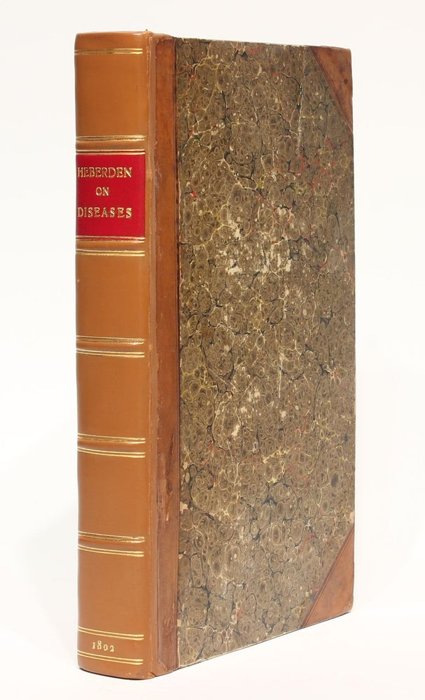 Item #002417 Commentaries on the History and Cure of Diseases. William HEBERDEN.