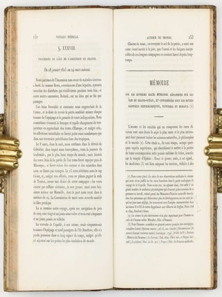Voyage médical autour du monde, exécuté sur la corvette du Roi la Coquille, commandées 1822, 1823, 1824 et 1825 ou Rapport sur l'état sanitaire de l'équipage pendant la durée de la campagne, avec quelques renseignemens sur des pratiques empiriques locales en usage dans plusieurs des contrées visitées par l'expédition; suivi d'un mémoire sur les races humaines répandues dans l'Océanie, la Malaisie et l'Australie.