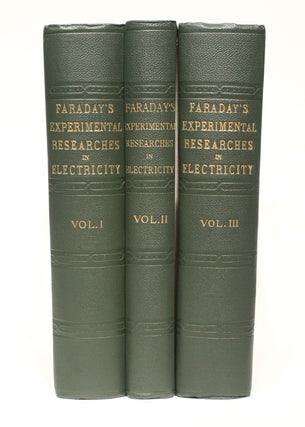 Item #002463 Experimental Researches in Electricity . . . reprinted from the Philosophical...