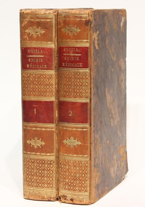 Item #002516 Elémes de Chimie Médicale. Two volumes. Mathieu Joseph ORFILA