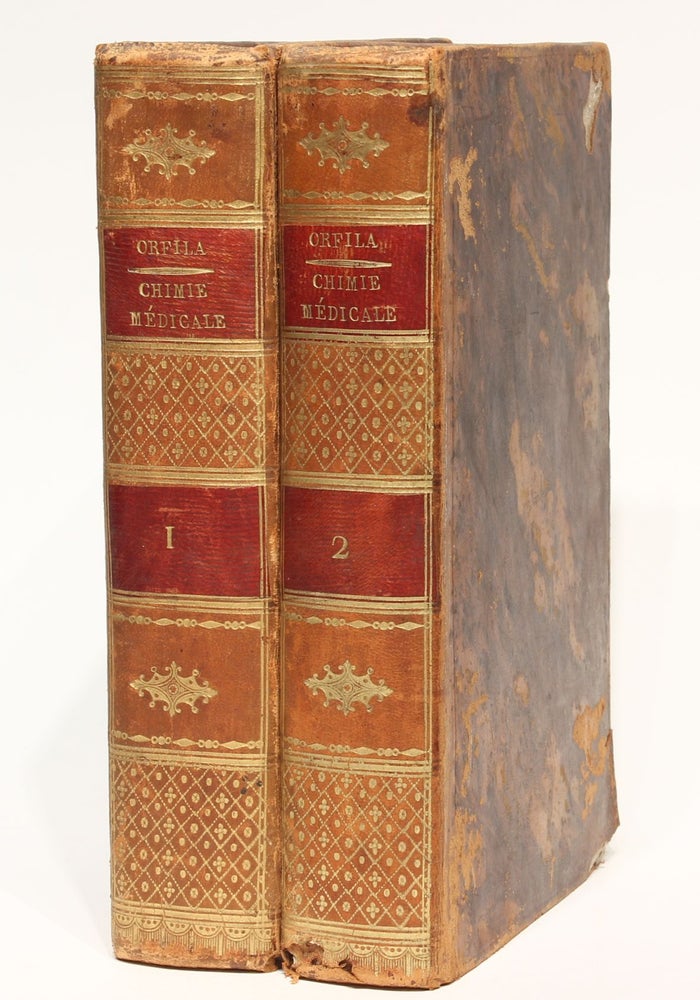 Item #002516 Elémes de Chimie Médicale. Two volumes. Mathieu Joseph ORFILA.