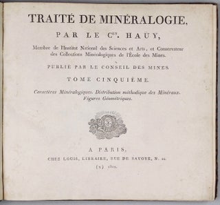 Traité de Minéralogie.