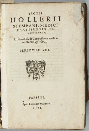 Item #002553 I. De morbis internis. II. Ad libros Galeni de compositione medicamentorum kata...