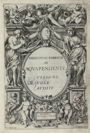 Item #002560 De visione voce auditu. Girolamo FABRICI, Hieronymus FABRICIUS AB AQUAPENDENTE